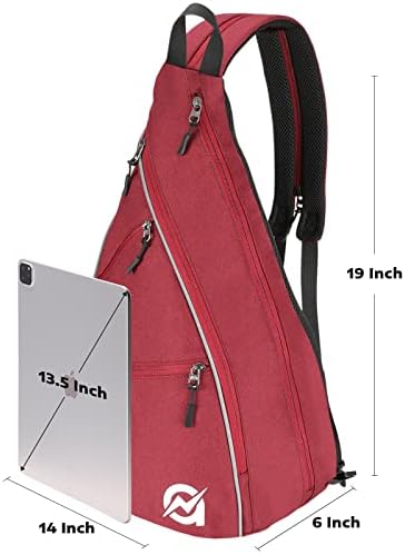 A11N Sports Pickleball Bag - Reversible Crossbody Sling Bag/Backpack for All-Season Fitness Activities