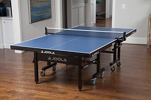 JOOLA Professional Indoor Ping Pong Table with Quick Clamp Net for Quick Assembly and Single Player Mode - Tournament Q