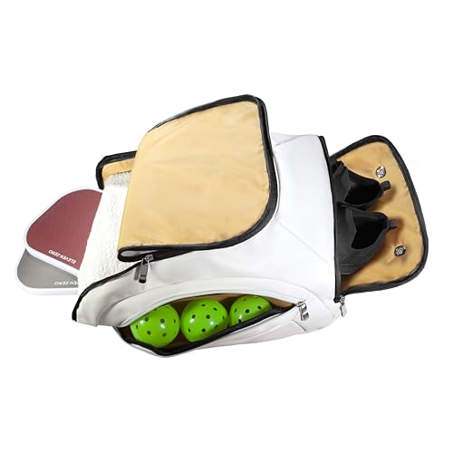 EZ Pickleball Backpack – Spacious and Durable Bag for Players of All Levels – White
EZ Pickleball Backpack – Stylish a - Image 5