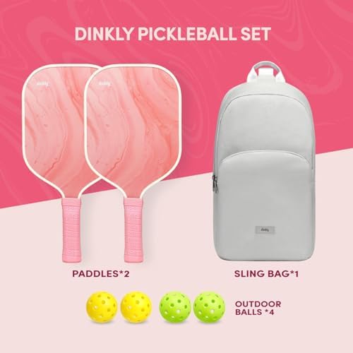 USAPA Approved Graphite/Fiberglass Pickleball Racket Set for Men and Women Beginners