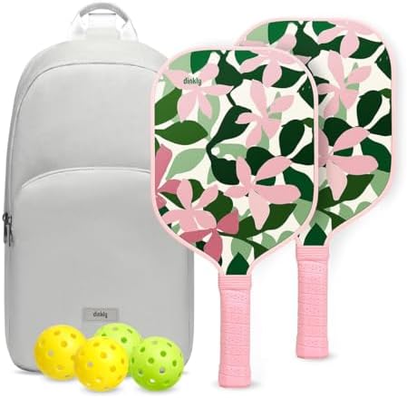 USAPA Approved Graphite/Fiberglass Pickleball Racket Set for Men and Women Beginners