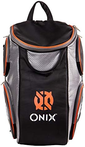 Onix Pickleball Durable Backpack for Enthusiasts on the Go: Paddles, Balls, Apparel, and Water Bottles Included