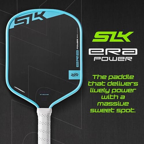 Selkirk Sport SLK ERA Power Pickleball Paddle | Carbon Fiber & Fiberglass Hybrid Face | Professional Pickleball Paddle f