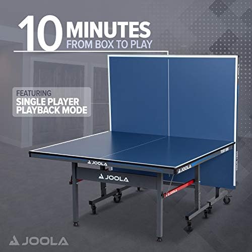 JOOLA Tour Indoor Ping Pong Table with Quick Clamp Table Tennis Net for Quick Assembly and Portable Play
| JOOLA Tour I - Image 2