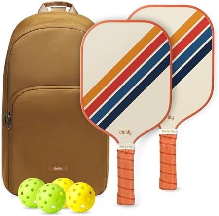 USAPA Approved Graphite/Fiberglass Pickleball Racket Set for Men and Women Beginners