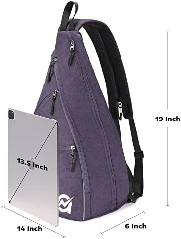 A11N Sports Pickleball Bag - Reversible Crossbody Sling Bag/Backpack for All-Season Fitness Activities