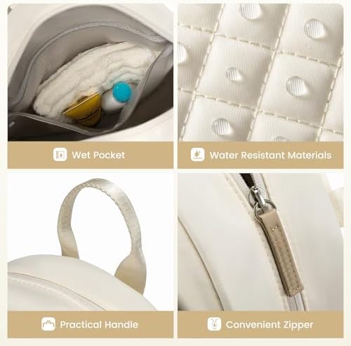 Sucipi Lightweight Pickleball Bags for Women Stylish Quilted Pickleball Paddle Sling Bag Backpack Sucipi Women Lightweig