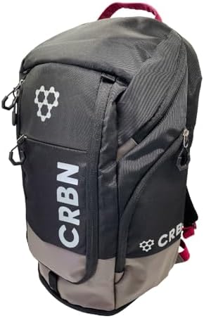 CRBN Pickleball Backpack - Padded Compartment with Space for 3 Paddles, Shoes & More - Pro Team Pickleball Bag