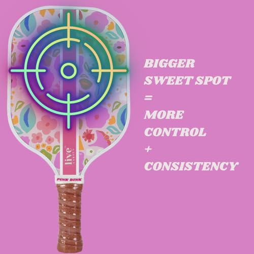Premium Pickleball Paddle Racket - Durable Fiberglass - Honeycomb Core - Awesome Pop & Spin - Sweatproof Grip - Free Cov - Image 6