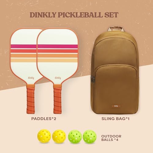 USAPA Approved Graphite/Fiberglass Pickleball Racket Set for Men and Women Beginners