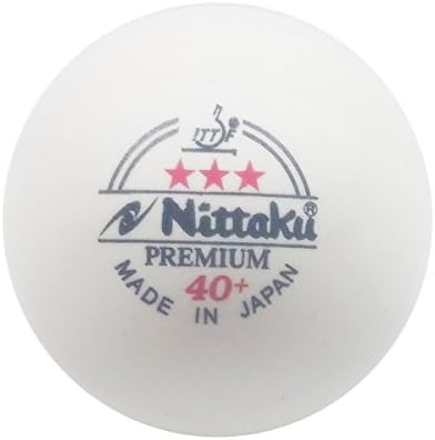 Nittaku 3-Star Premium 40+ Table Tennis Balls - High Quality Table Tennis Balls for Beginners and Experts | Best for Tou