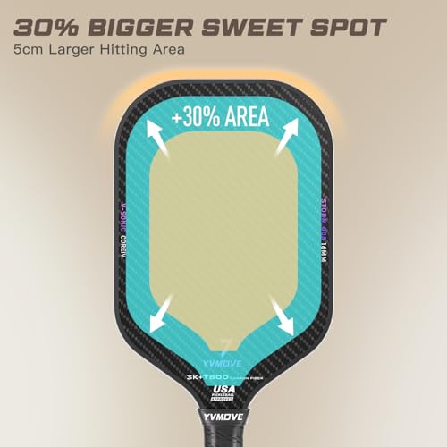 T800 Carbon Fiber Pickleball Paddle USAPA Approved for Enhanced Control & Ultimate Spin
| Premium T800 Carbon Fiber Pic - Image 6