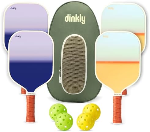 USAPA Approved Graphite/Fiberglass Pickleball Racket Set for Men and Women Beginners