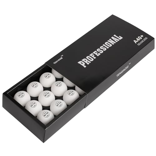 PRO Seamless Spin Ping Pong Balls High-Performance A40+ Training Balls White Ultimate Durability Indoor/Outdoor - Image 5