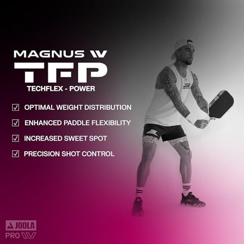 JOOLA Pro IV Pickleball Paddles – Raw Carbon Fiber Surface – UPA-A and USAP Approved – Tech Flex Power – Propulsion Core