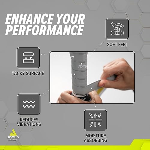 JOOLA Pickleball Paddle Replacement Grip Tape - Comfort & Moisture Wicking Surface - For Pickleball Paddle - Small Grip