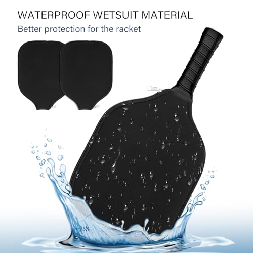 Universal Pickleball Paddle Covers for Storage and Protection - Compatible with Most USAPA Standard and Elongated Paddl - Image 5