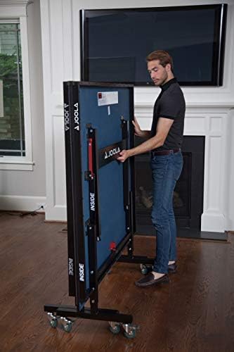 JOOLA Professional Indoor Ping Pong Table with Quick Clamp Net for Quick Assembly and Single Player Mode - Tournament Q