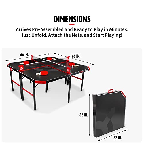 EastPoint Sports Hyper Pong 4-Way Table Tennis - Family Entertainment - Image 5