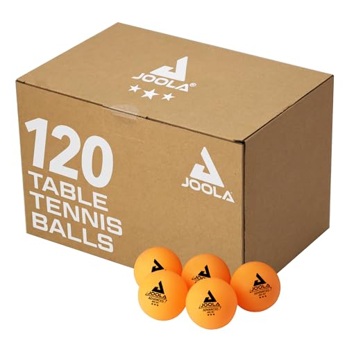 JOOLA Training 3 Star Table Tennis Balls - Regulation 40+mm Ping Pong Balls for Competition and Recreational Play - 120