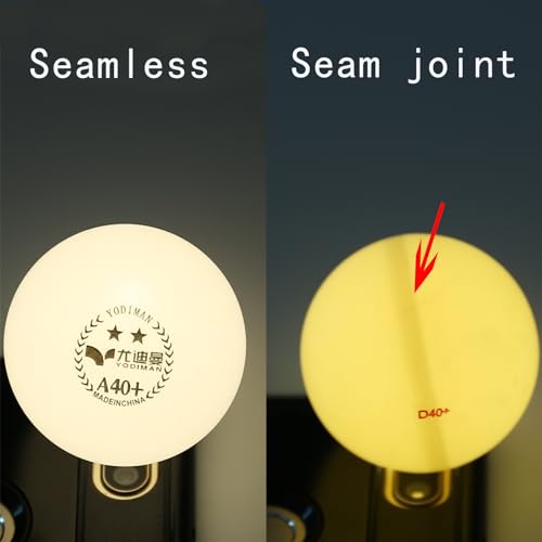 PRO Seamless Spin Ping Pong Balls High-Performance A40+ Training Balls White Ultimate Durability Indoor/Outdoor - Image 2