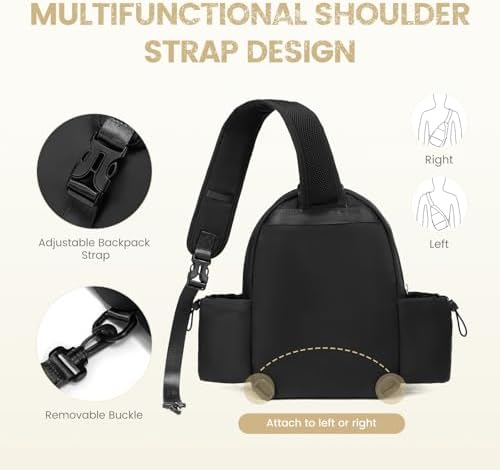 Sucipi Lightweight Pickleball Bags for Women Stylish Quilted Pickleball Paddle Sling Bag Backpack Sucipi Women Lightweig