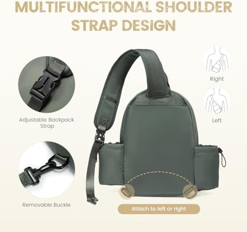 Sucipi Lightweight Pickleball Bags for Women Stylish Quilted Pickleball Paddle Sling Bag Backpack Sucipi Women Lightweig