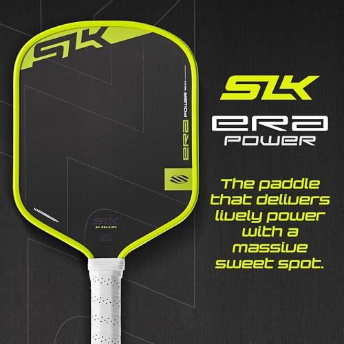 Selkirk Sport SLK ERA Power Pickleball Paddle | Carbon Fiber & Fiberglass Hybrid Face | Professional Pickleball Paddle f