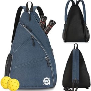A11N Sports Pickleball Bag - Reversible Crossbody Sling Bag/Backpack for All-Season Fitness Activities