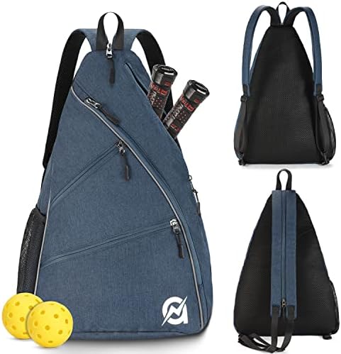 A11N Sports Pickleball Bag - Reversible Crossbody Sling Bag/Backpack for All-Season Fitness Activities
