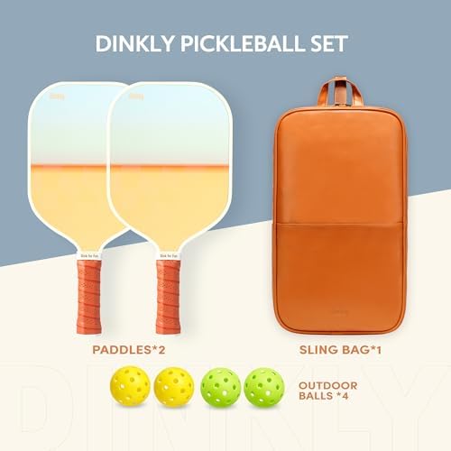 USAPA Approved Graphite/Fiberglass Pickleball Racket Set for Men and Women Beginners