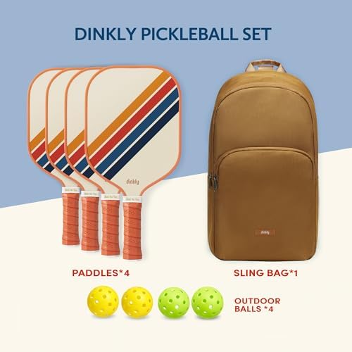 USAPA Approved Graphite/Fiberglass Pickleball Racket Set for Men and Women Beginners