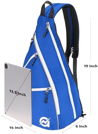 A11N Sports Pickleball Bag - Reversible Crossbody Sling Bag/Backpack for All-Season Fitness Activities