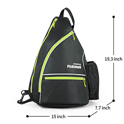 Mangrove Men's & Women's Pickleball Backpack: Adjustable Sling Bag with Fence Hook, Large Capacity, Safety Pocket - Image 2
