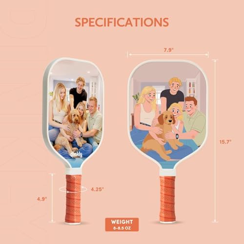 USAPA Approved Graphite/Fiberglass Pickleball Racket Set for Men and Women Beginners