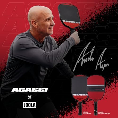 JOOLA Agassi PRO IV Carbon Fiber Pickleball Paddle for UPA-A Certified Players | JOOLA Agassi PRO IV Pickleball Paddle