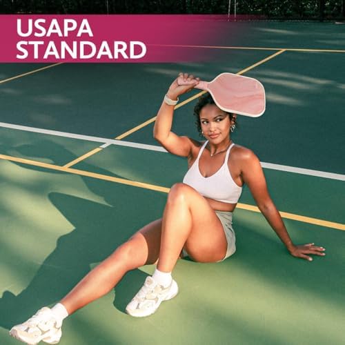 USAPA Approved Graphite/Fiberglass Pickleball Racket Set for Men and Women Beginners