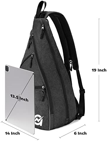 A11N Sports Pickleball Bag - Reversible Crossbody Sling Bag/Backpack for All-Season Fitness Activities