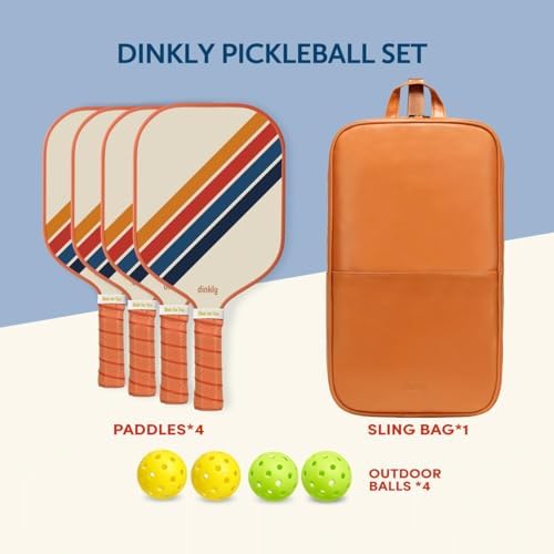 USAPA Approved Graphite/Fiberglass Pickleball Racket Set for Men and Women Beginners