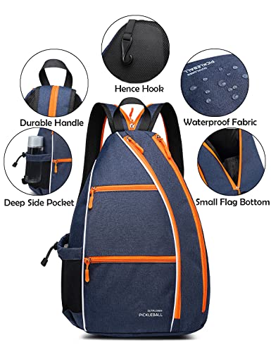 Pickleball Bags for Women | Pickleball Paddle Bag with Fence Hook | Sports Crossbody Backpack Fits to the Courts - Image 4