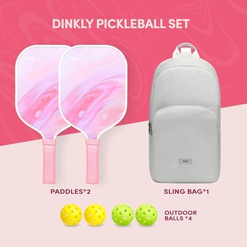 USAPA Approved Graphite/Fiberglass Pickleball Racket Set for Men and Women Beginners