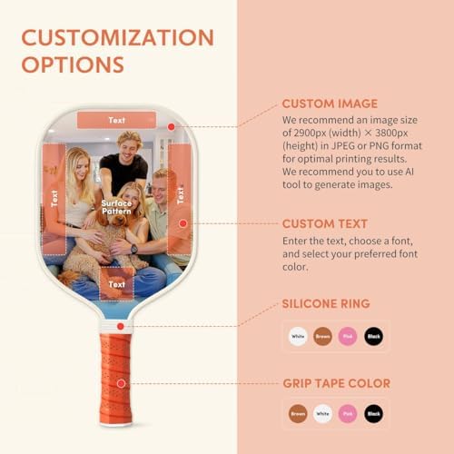 USAPA Approved Graphite/Fiberglass Pickleball Racket Set for Men and Women Beginners