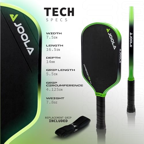JOOLA 3S Pickleball Paddles - Raw Carbon Fiber Surface - Elite Performance for Serious Players - UPA-A Certified | JOOL