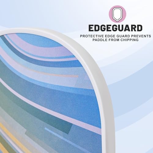 Dulce Dom Pickleball Paddles Set of 4 - USAPA Approved, Fiberglass/Carbon Fiber Pickleball Rackets, Perfect for Beginner