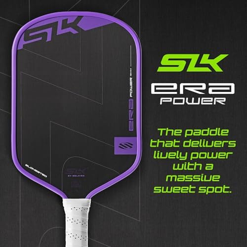 Selkirk Sport SLK ERA Power Pickleball Paddle | Carbon Fiber & Fiberglass Hybrid Face | Professional Pickleball Paddle f