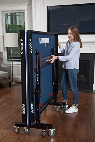 JOOLA Professional Indoor Ping Pong Table with Quick Clamp Net for Quick Assembly and Single Player Mode - Tournament Q