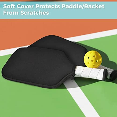Pickleball Paddle Cover: Universal Case Size 8.6 x 1|2 Inches - Protect Your Racket, Compatible with Most USAPA Standard