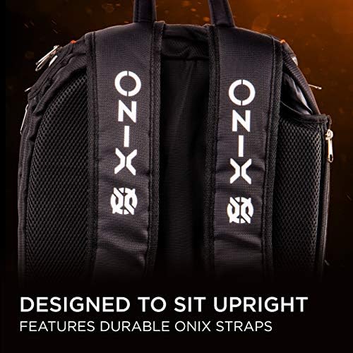 Onix Pickleball Durable Backpack for Enthusiasts on the Go: Paddles, Balls, Apparel, and Water Bottles Included
