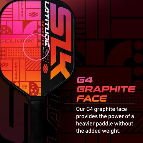 2024 SLK Latitude |0 Pickleball Paddle for Performance and Control
| Rev-Core+ Technology with SpinFlex Surface for Enh - Image 4