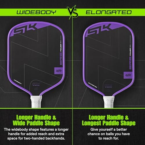 Selkirk Sport SLK ERA Power Pickleball Paddle | Carbon Fiber & Fiberglass Hybrid Face | Professional Pickleball Paddle f